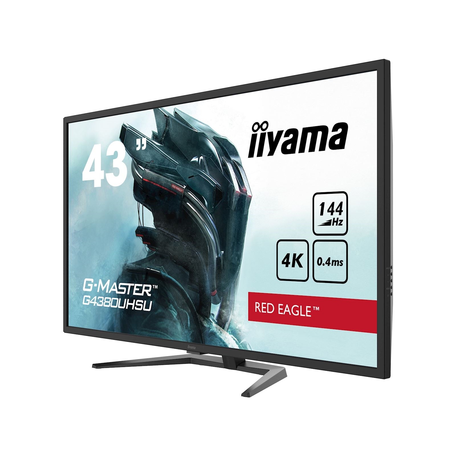 iiyama G-Master G4380UHSU-B1 Red Eagle 43 Inch 4K Gaming Monitor - Monitor by Iiyama The Chelsea Gamer