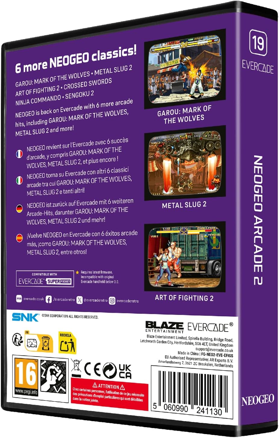 NeoGeo Arcade 2 - Evercade - Video Games by Blaze The Chelsea Gamer