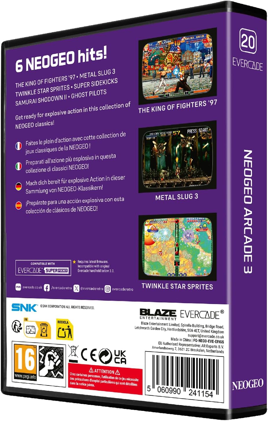 NeoGeo Arcade 3 - Evercade - Video Games by Blaze The Chelsea Gamer