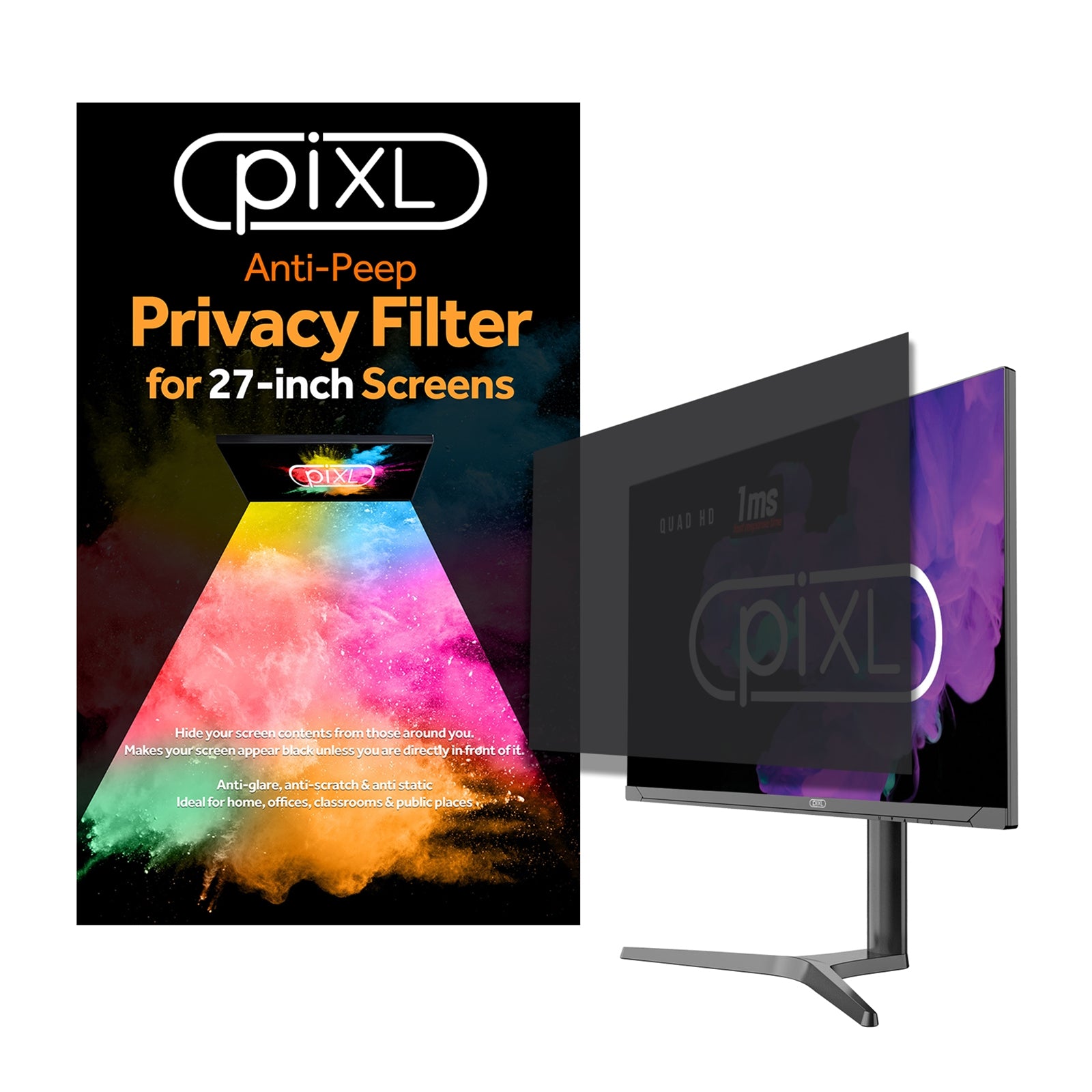 piXL 27 Inch Monitor Privacy Screen - Care by piXL The Chelsea Gamer