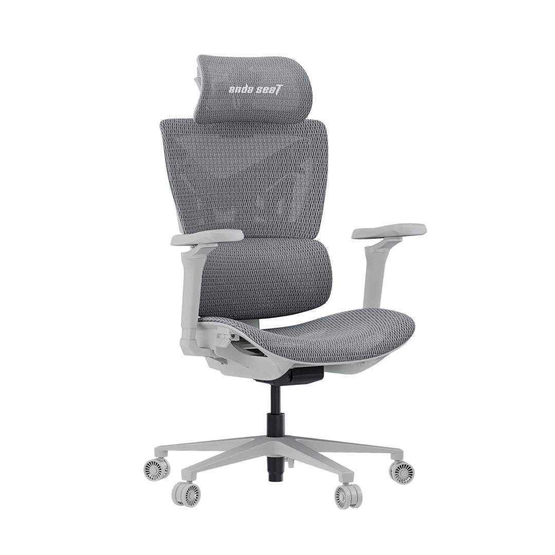 Anda Seat X-Air Pro Premium Gaming Chair - Large - Ash Grey - Furniture by Anda Seat The Chelsea Gamer