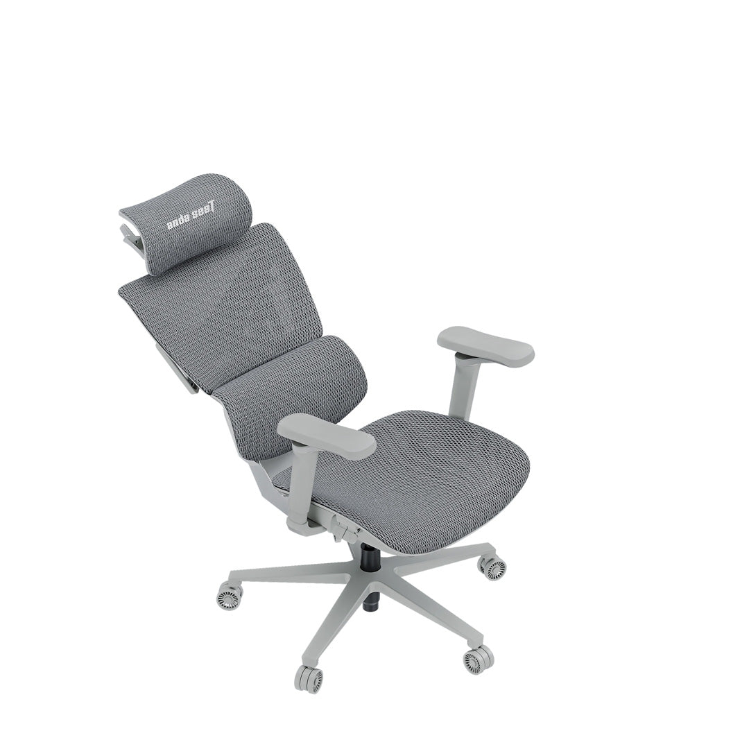 Anda Seat X-Air Pro Premium Gaming Chair - Large - Ash Grey - Furniture by Anda Seat The Chelsea Gamer