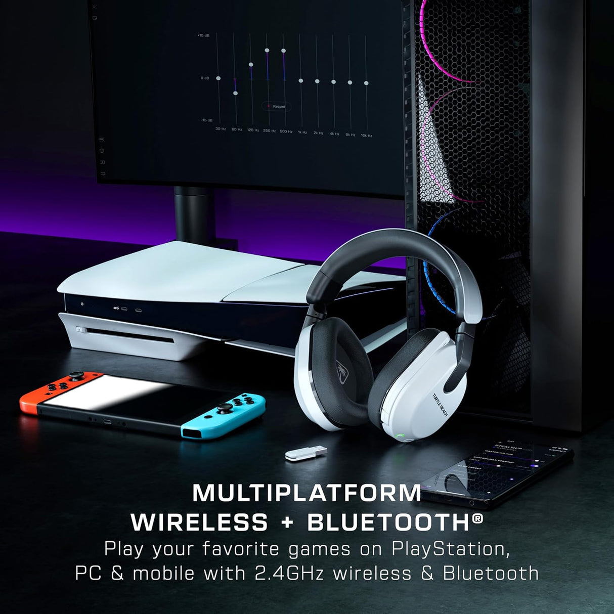 Turtle Beach - Stealth 600 Headset (Gen 3) - PlayStation - White - Console Accessories by Turtle Beach The Chelsea Gamer