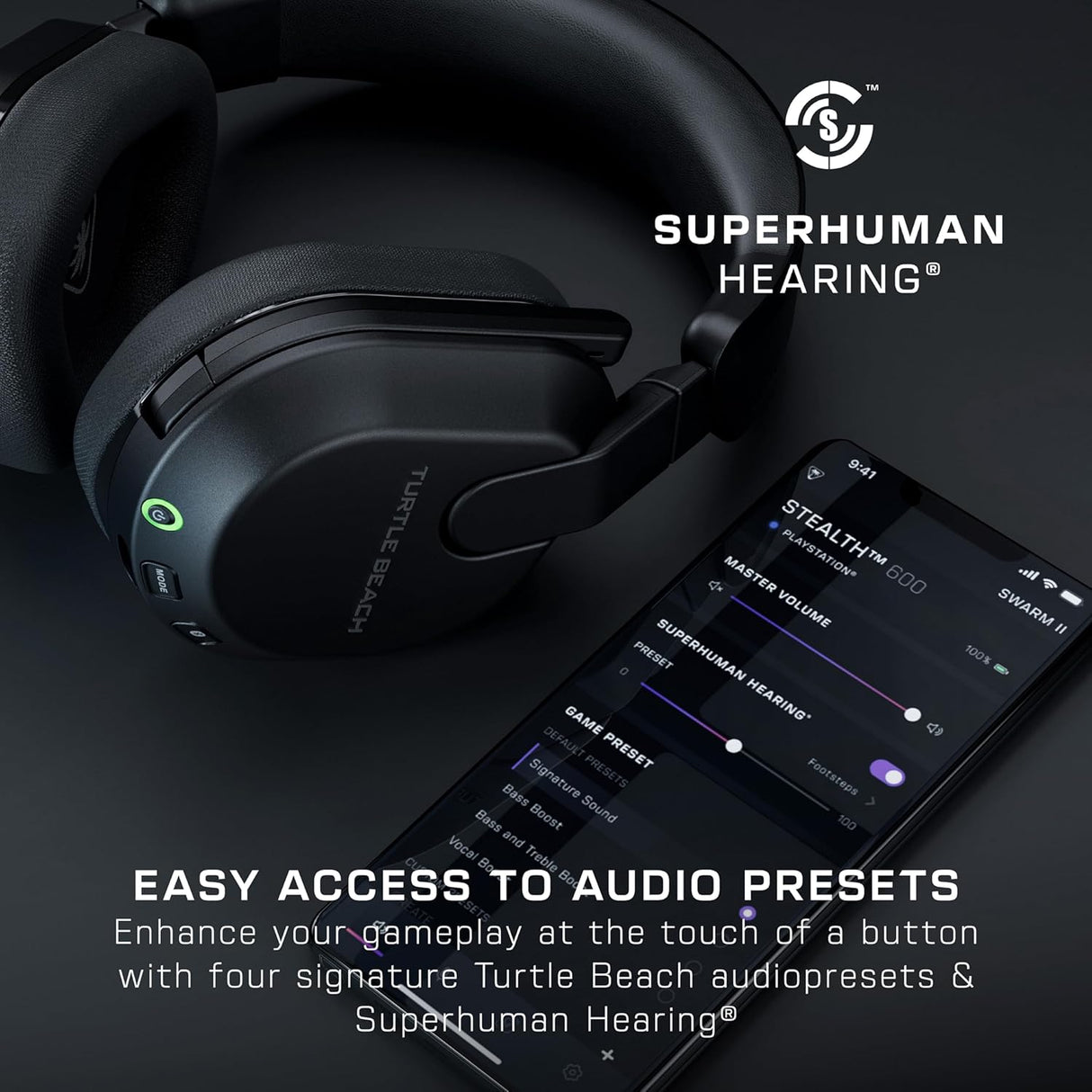Turtle Beach - Stealth 600 Headset (Gen 3) - PlayStation - Black - Console Accessories by Turtle Beach The Chelsea Gamer