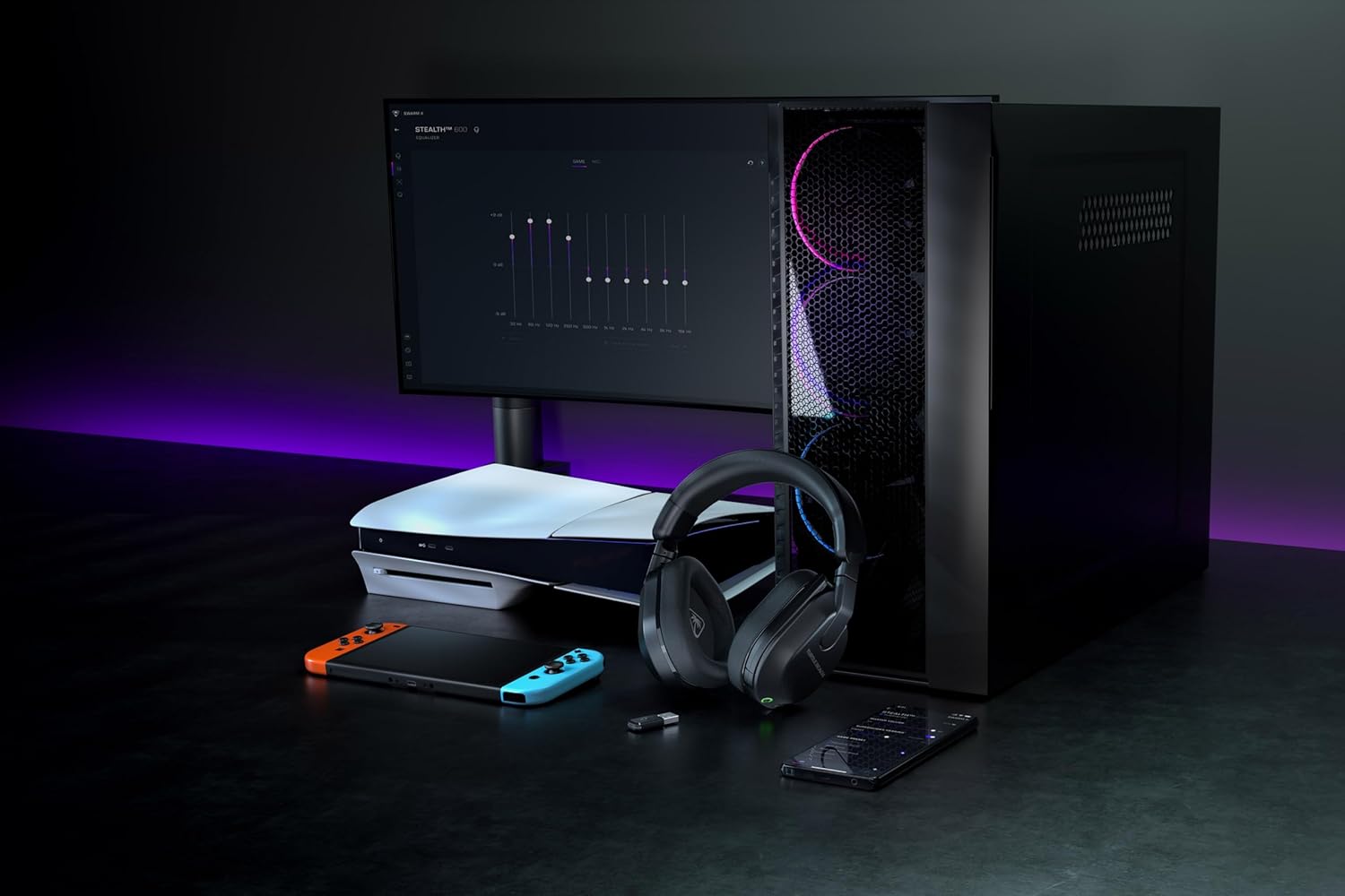 Turtle Beach - Stealth 600 Headset (Gen 3) - PlayStation - Black - Console Accessories by Turtle Beach The Chelsea Gamer