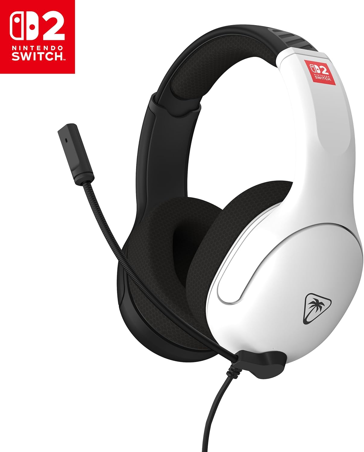 Airlite™ Fit Wired Gaming Headset for Nintendo Switch™ 2 - White / Black - Console Accessories by Turtle Beach The Chelsea Gamer