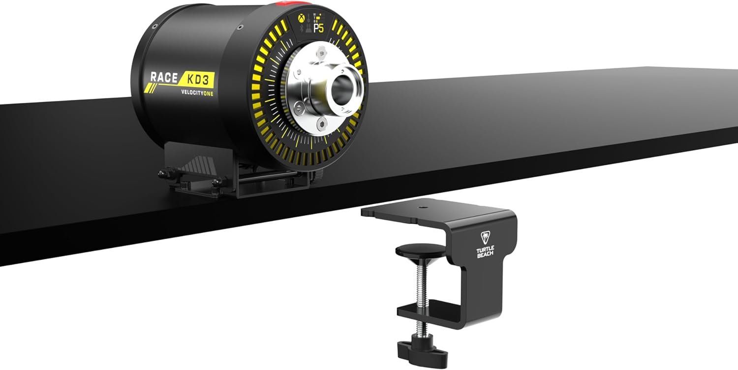 Turtle Beach -  VelocityOne™ Race KD3 Racing Wheel & Pedals for Xbox & PC - Console Accessories by Turtle Beach The Chelsea Gamer