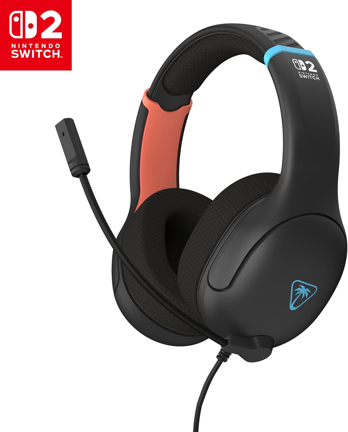 Airlite™ Fit Wired Gaming Headset for Nintendo Switch™ 2 - Charcoal Black - Console Accessories by Turtle Beach The Chelsea Gamer