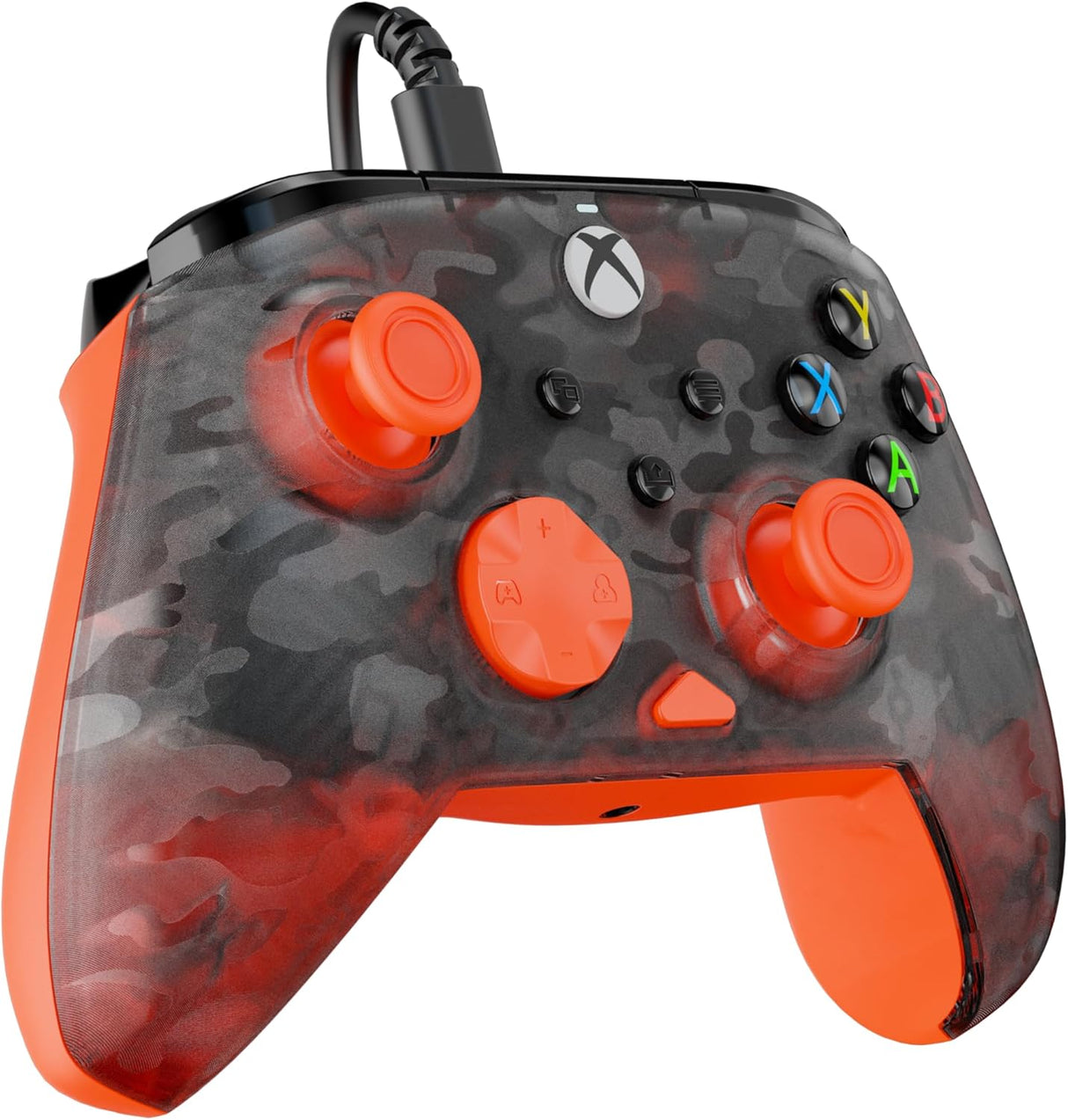 Turtle Beach - Rematch™ Core Wired Controller for Xbox & PC -  Ghost Camo Black / Orange - Console Accessories by Turtle Beach The Chelsea Gamer