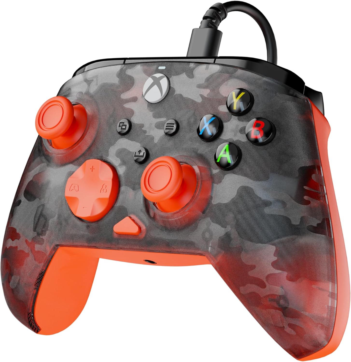 Turtle Beach - Rematch™ Core Wired Controller for Xbox & PC -  Ghost Camo Black / Orange - Console Accessories by Turtle Beach The Chelsea Gamer