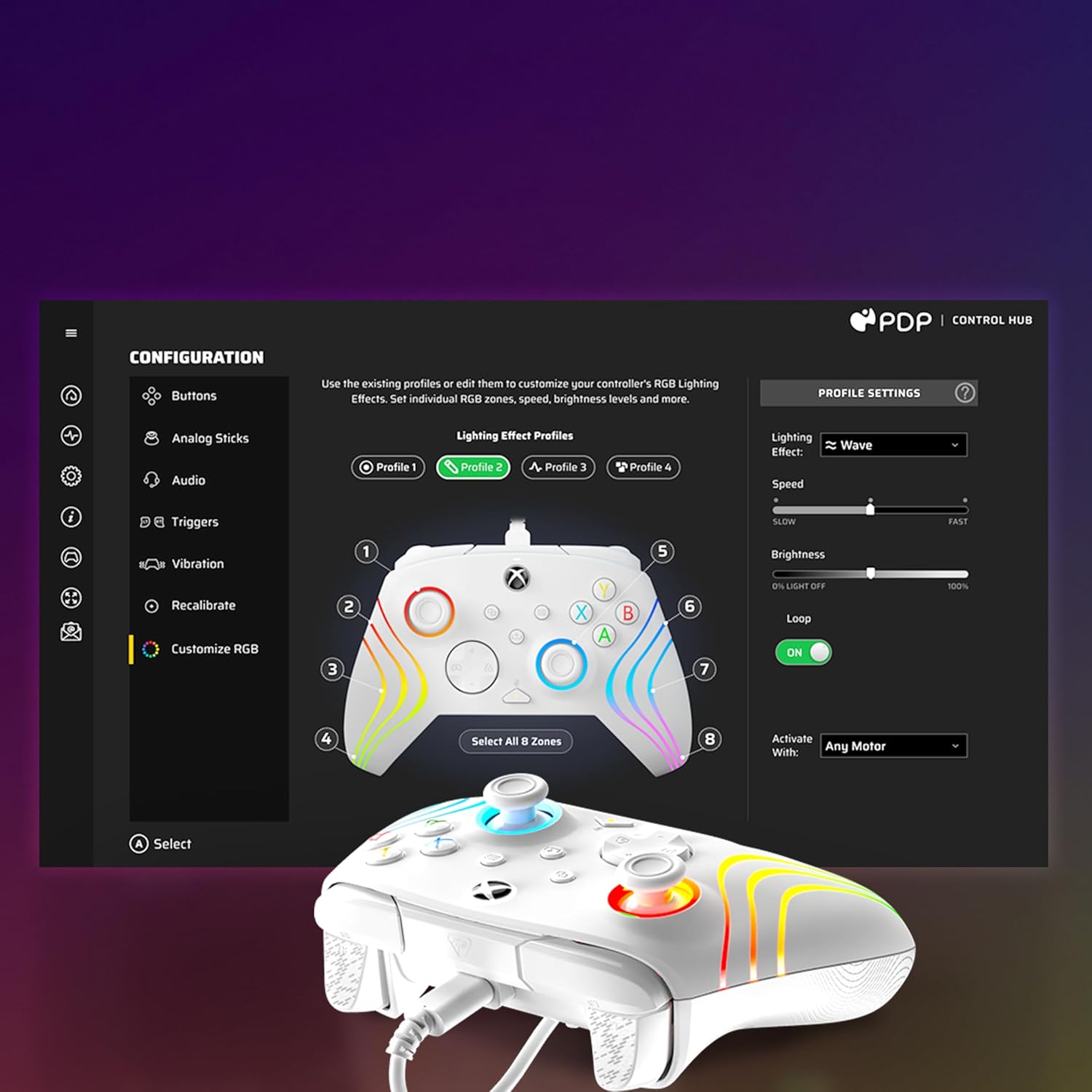 Turtle Beach - Afterglow Wave Wired Controller - White - Console Accessories by Turtle Beach The Chelsea Gamer