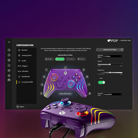 Turtle Beach - Afterglow Wave Wired Controller - Purple - Console Accessories by Turtle Beach The Chelsea Gamer