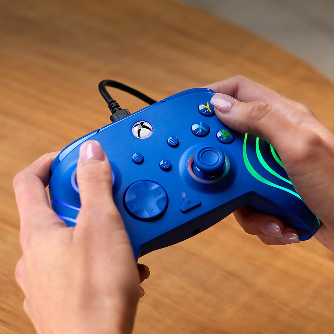 Turtle Beach - Afterglow Wave Wired Controller - Blue - Console Accessories by Turtle Beach The Chelsea Gamer
