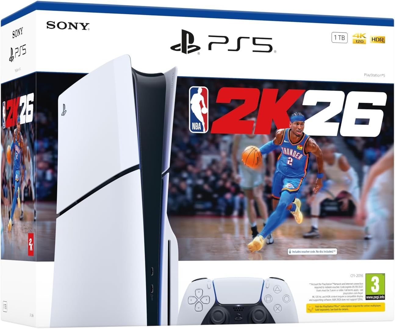 PlayStation®5 Console & NBA 2K26 Bundle - Console pack by Sony The Chelsea Gamer