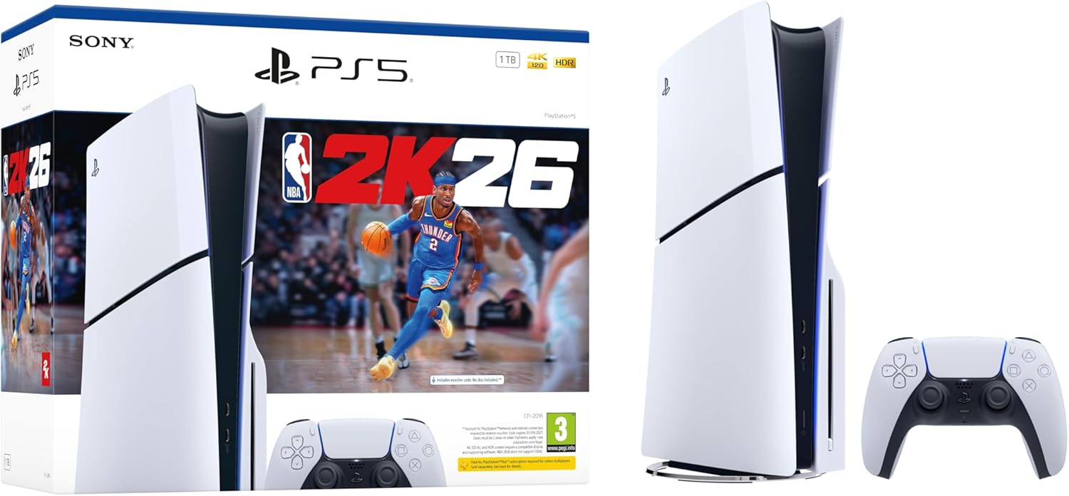 PlayStation®5 Console & NBA 2K26 Bundle - Console pack by Sony The Chelsea Gamer