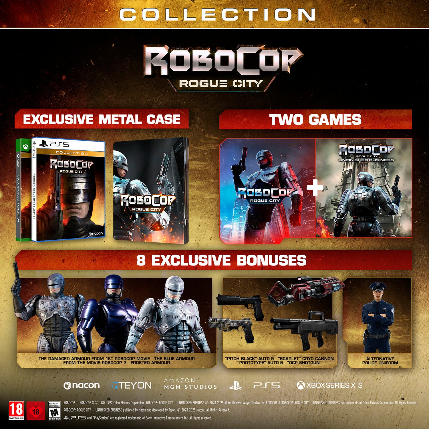 RoboCop: Rogue City Collection - Xbox Series X - Video Games by Maximum Games Ltd (UK Stock Account) The Chelsea Gamer