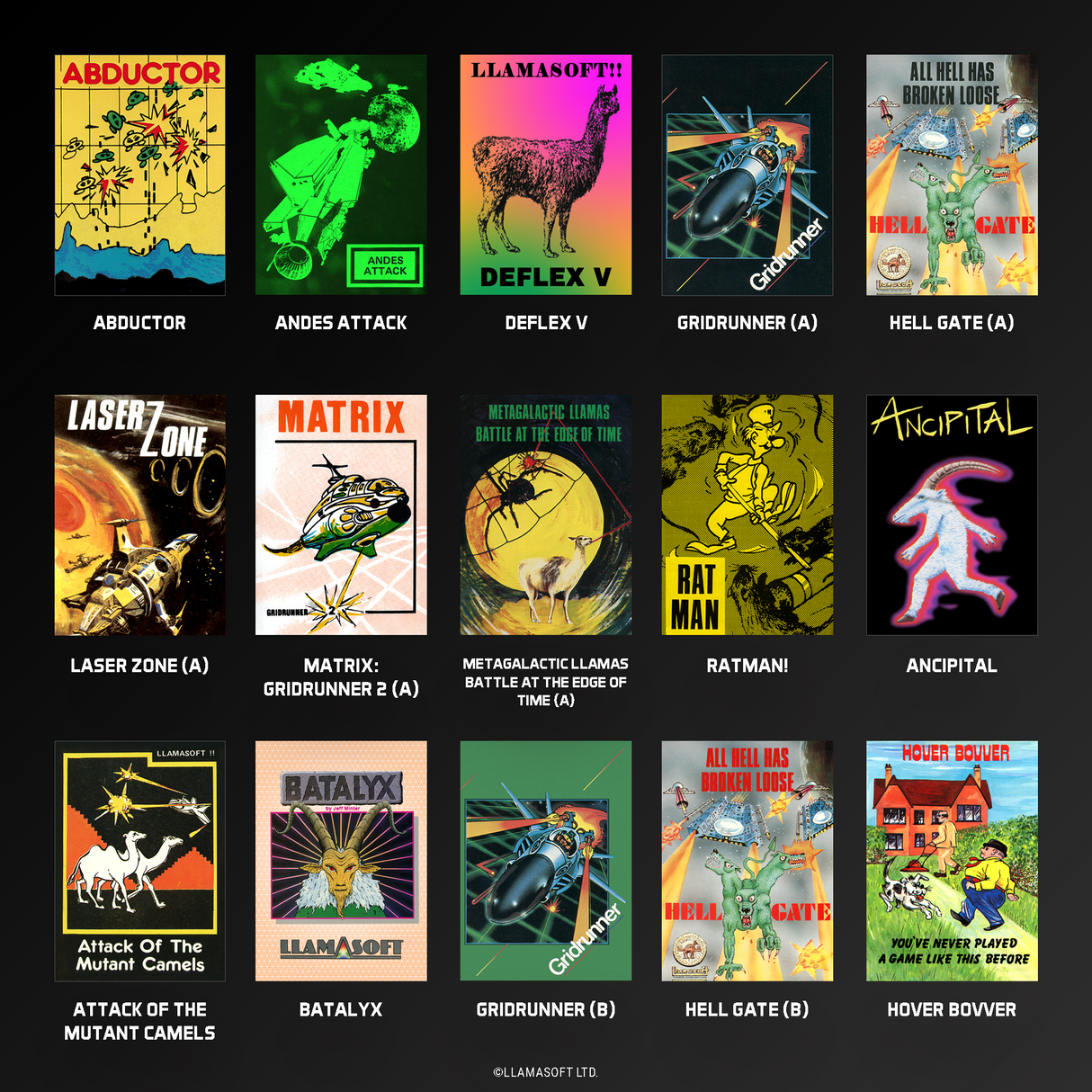 The Llamasoft Collection - Evercade - Video Games by Blaze The Chelsea Gamer