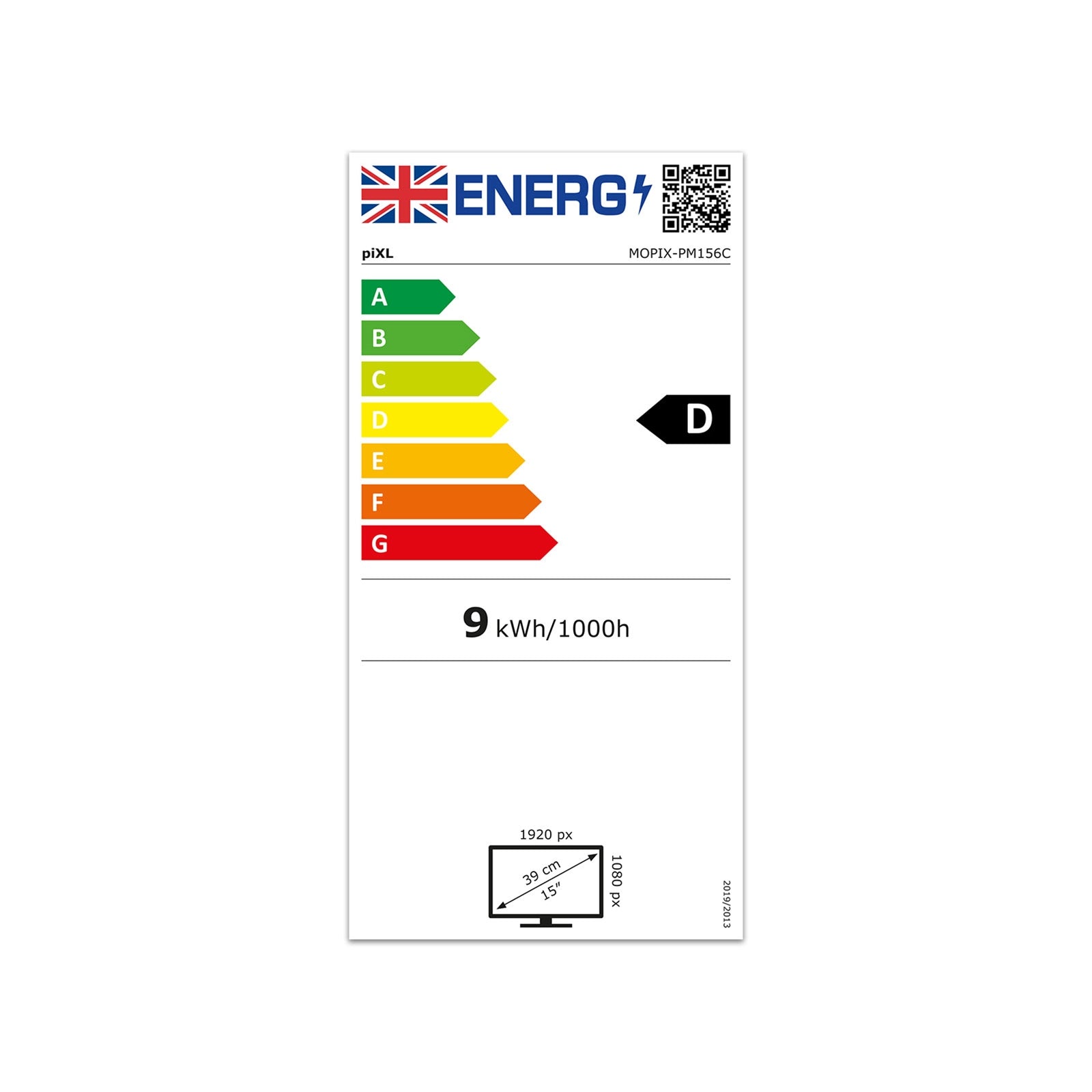piXL PM156C 15.6 Inch Full HD 60Hz IPS Portable Monitor - Monitor by piXL The Chelsea Gamer