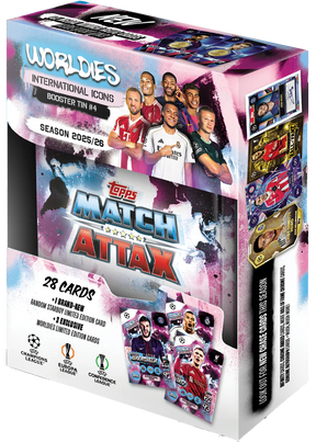 Topps - Match Attax 25/26 Collection - Booster Tin #4 - International Icons - Merchandise by Topps The Chelsea Gamer