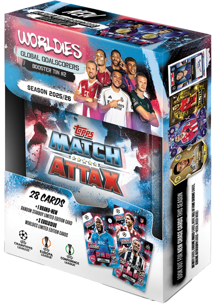 Topps - Match Attax 25/26 Collection - Booster Tin #2 - Global Goalscorers - Merchandise by Topps The Chelsea Gamer