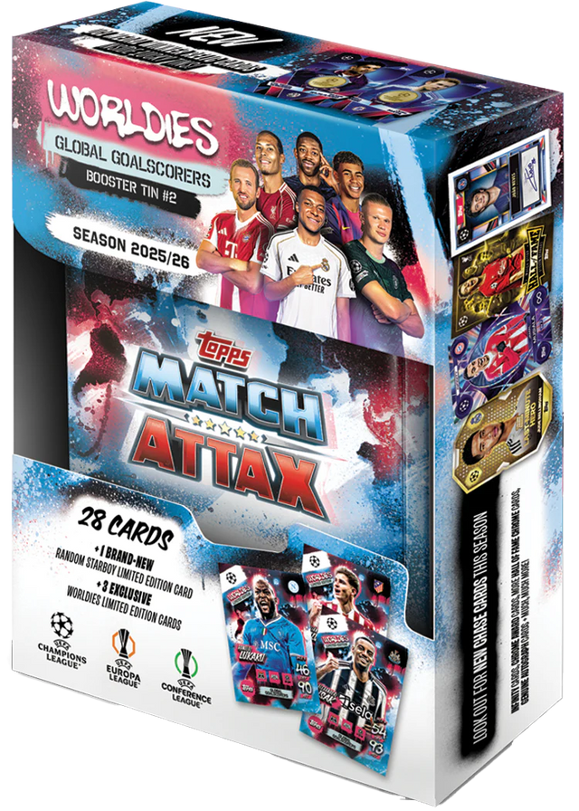 Topps - Match Attax 25/26 Collection - Booster Tin #2 - Global Goalscorers - Merchandise by Topps The Chelsea Gamer