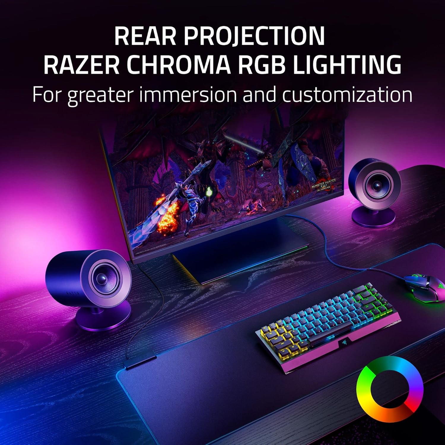Razer Nommo V2 Full-Range 2.1 PC Gaming Speakers with Wired Subwoofer - Audio by Razer The Chelsea Gamer