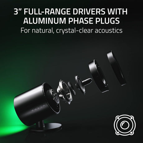 Razer Nommo V2 Full-Range 2.1 PC Gaming Speakers with Wired Subwoofer - Audio by Razer The Chelsea Gamer