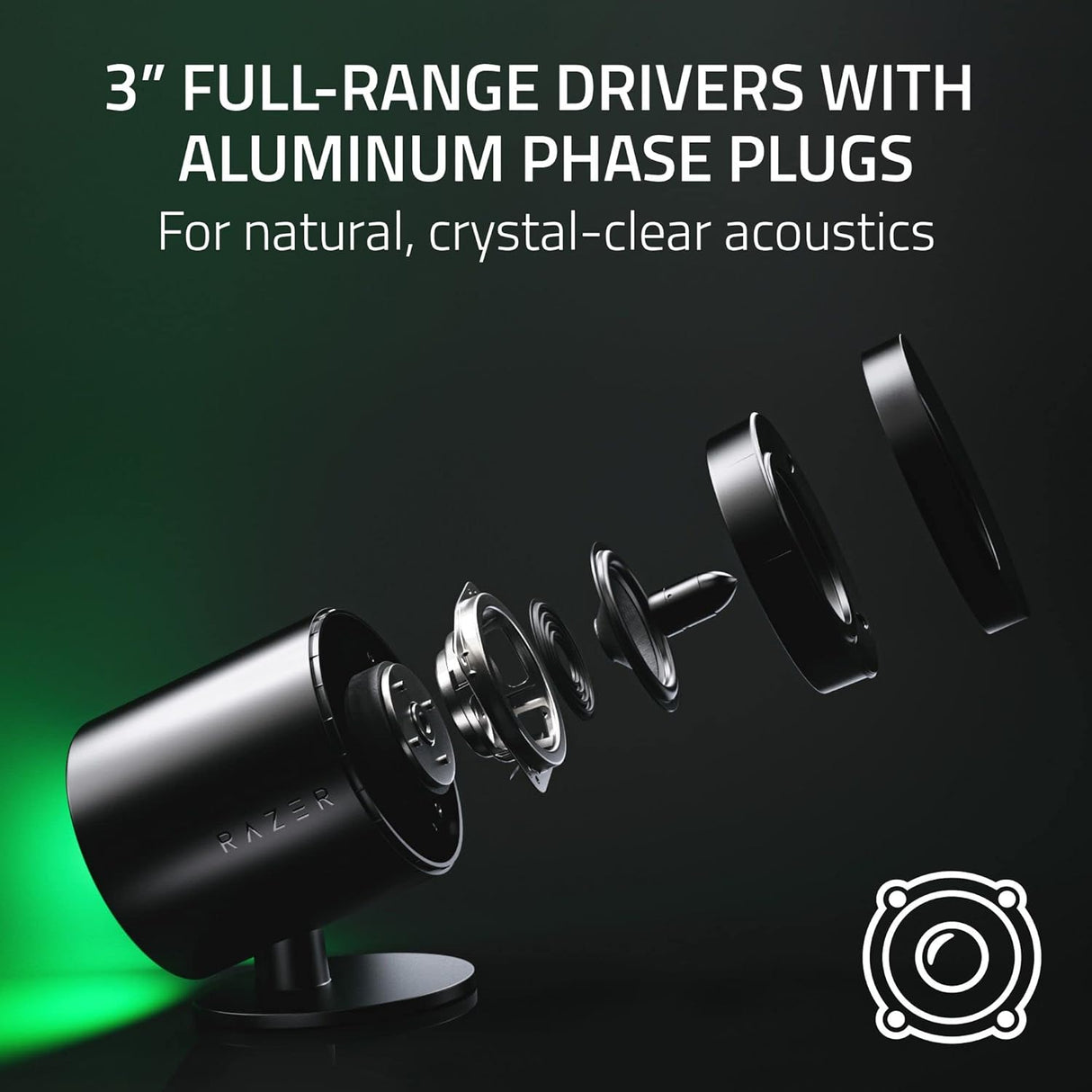 Razer Nommo V2 Pro - Full-Range 2.1 PC Gaming Speakers with Wireless Subwoofer - Audio by Razer The Chelsea Gamer