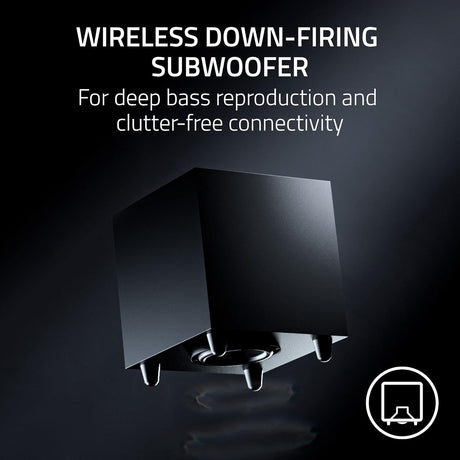 Razer Nommo V2 Pro - Full-Range 2.1 PC Gaming Speakers with Wireless Subwoofer - Audio by Razer The Chelsea Gamer