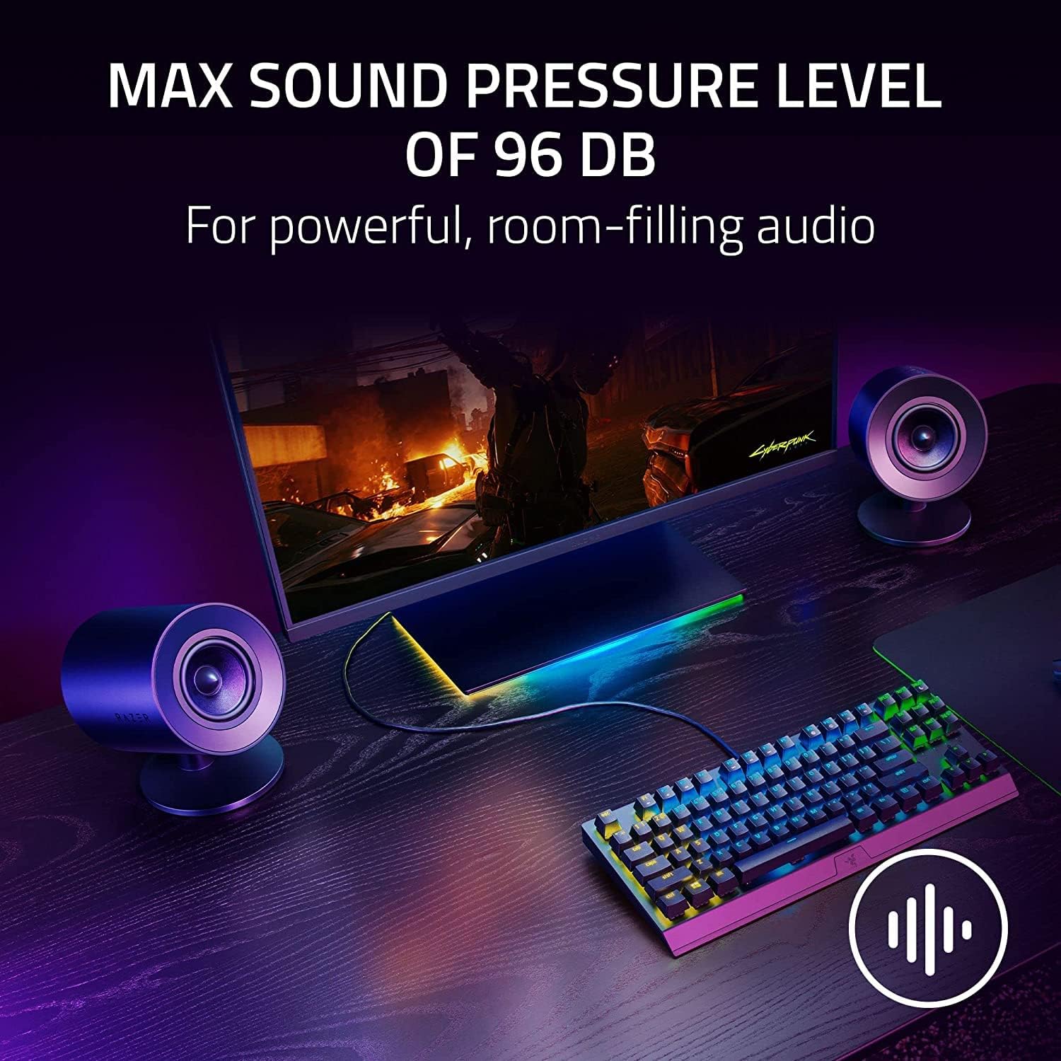 Razer Nommo V2 X - Full-Range 2.0 PC Gaming Speakers - Audio by Razer The Chelsea Gamer