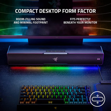 Razer Leviathan V2 - PC Gaming Soundbar with Subwoofer - Audio by Razer The Chelsea Gamer