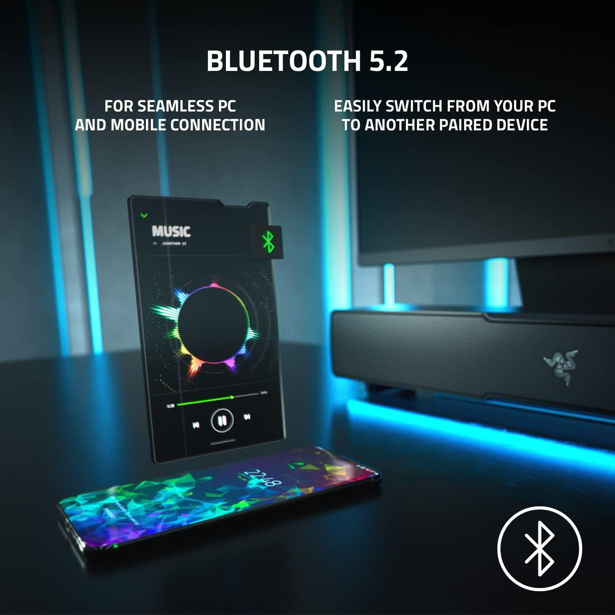Razer Leviathan V2 - PC Gaming Soundbar with Subwoofer - Audio by Razer The Chelsea Gamer