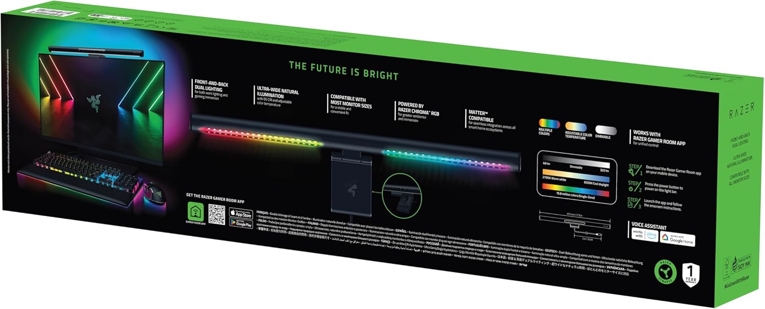 Razer Aether Monitor Light Bar - Lighting by Razer The Chelsea Gamer