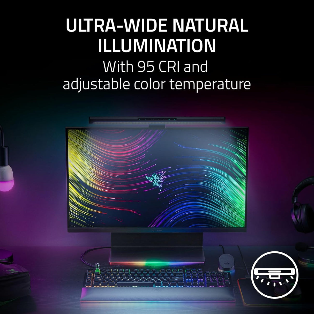 Razer Aether Monitor Light Bar - Lighting by Razer The Chelsea Gamer