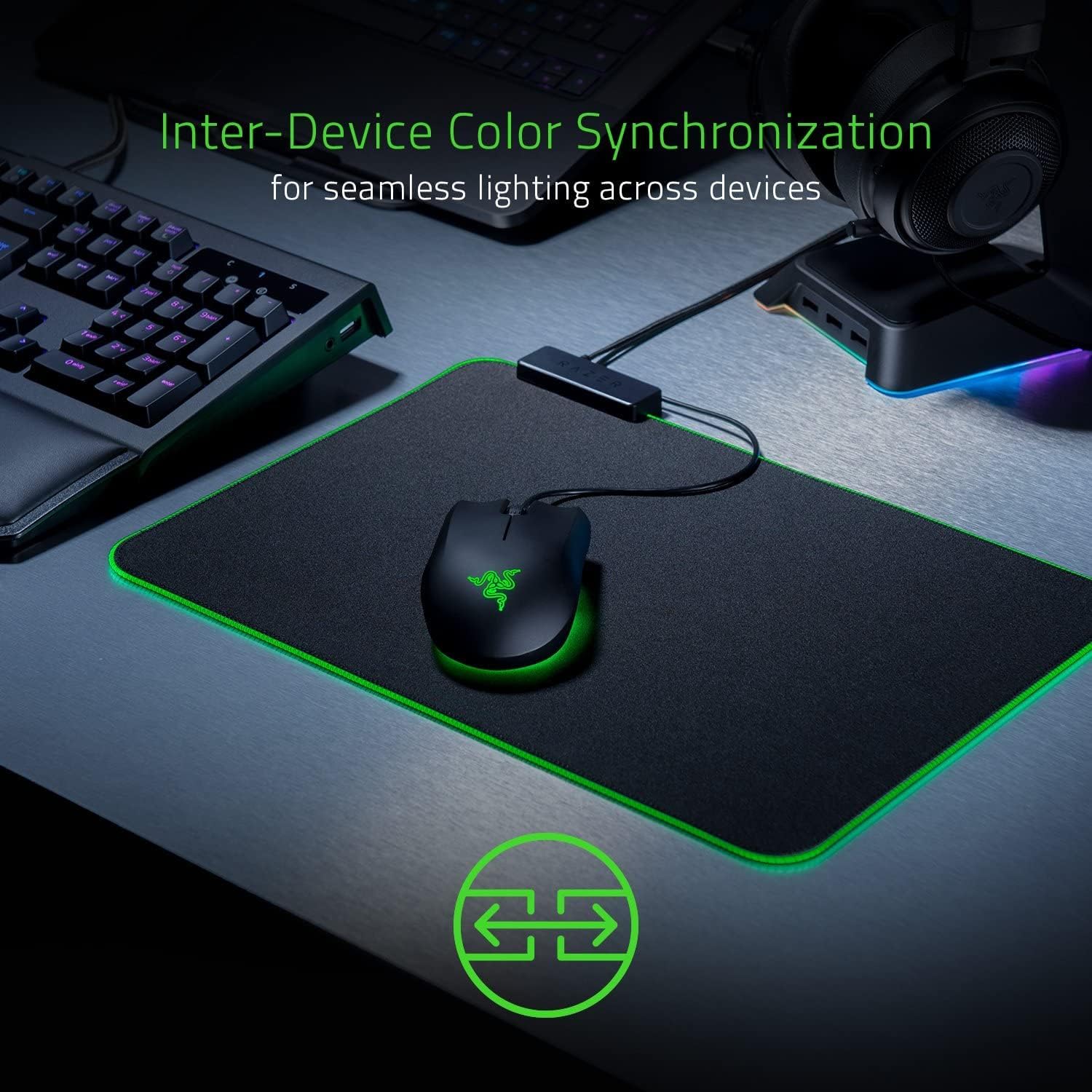 Razer Goliathus Chroma - Medium - Black - Surface by Razer The Chelsea Gamer