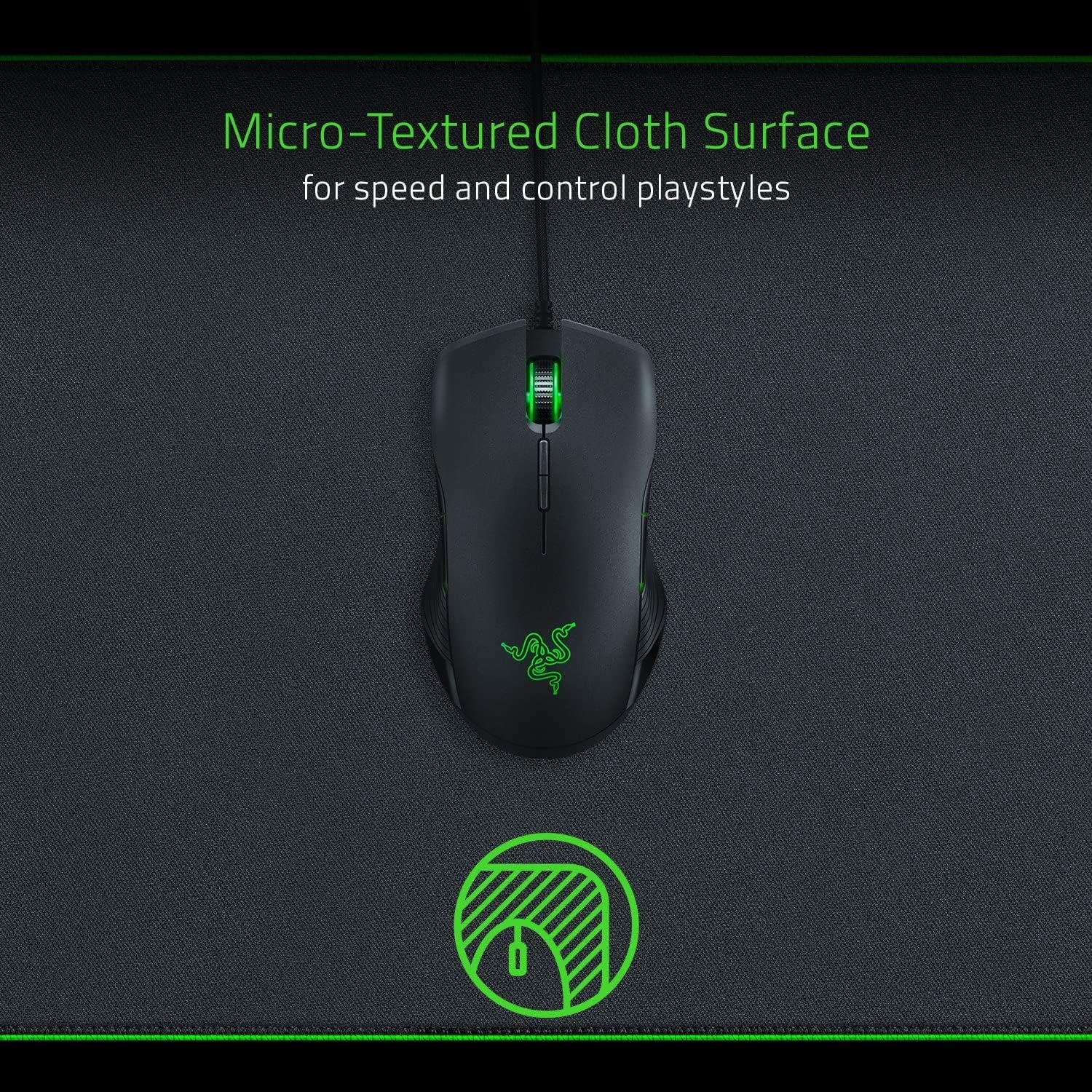 Razer Goliathus Chroma - Medium - Black - Surface by Razer The Chelsea Gamer