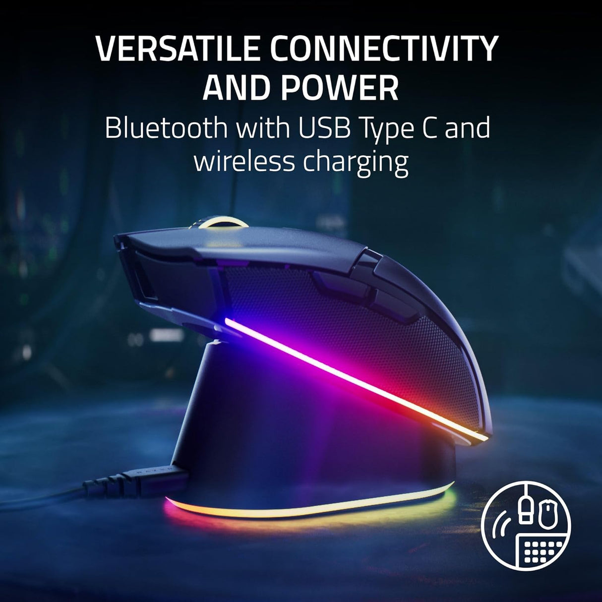 Razer Cobra Pro - Wireless Gaming Mouse - White - Mice by Razer The Chelsea Gamer