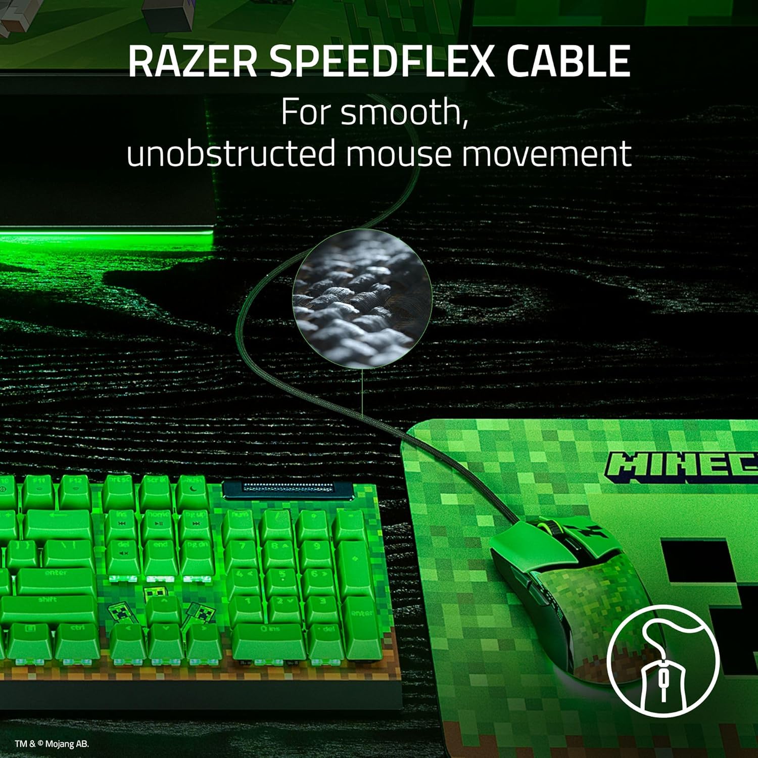 Razer Cobra - Wired Gaming Mouse - Minecraft Edition - Mice by Razer The Chelsea Gamer