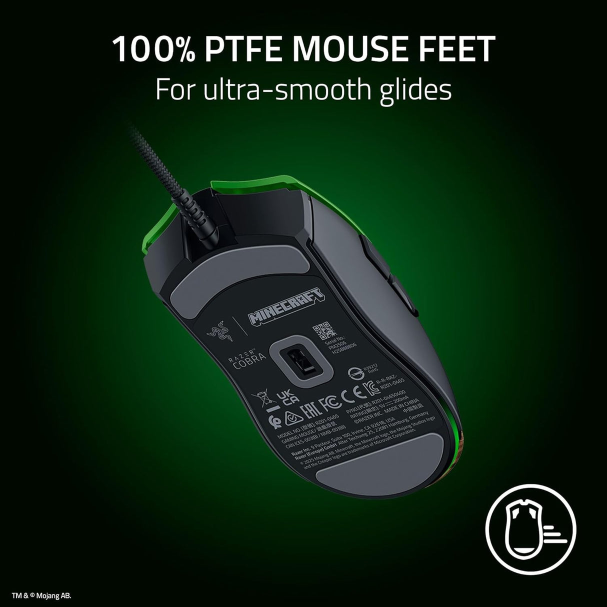 Razer Cobra - Wired Gaming Mouse - Minecraft Edition - Mice by Razer The Chelsea Gamer