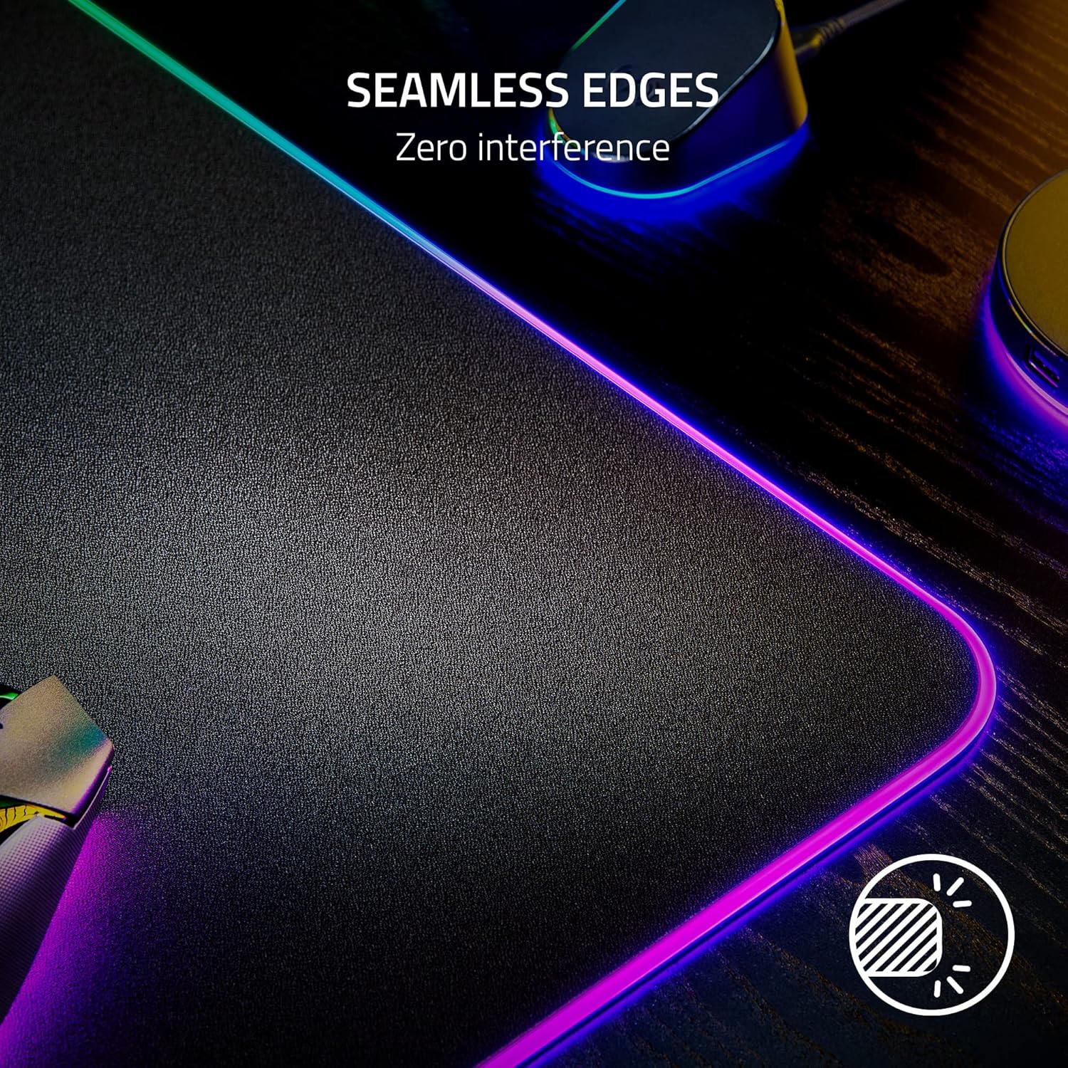 Razer Strider Chroma - Hybrid Mouse Mat - XL - Black - Surface by Razer The Chelsea Gamer