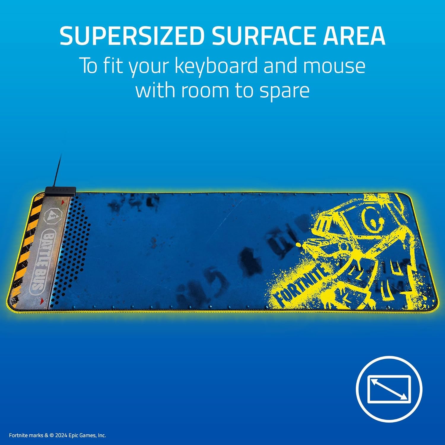 Razer Goliathus - Extended - Fortnite - Surface by Razer The Chelsea Gamer