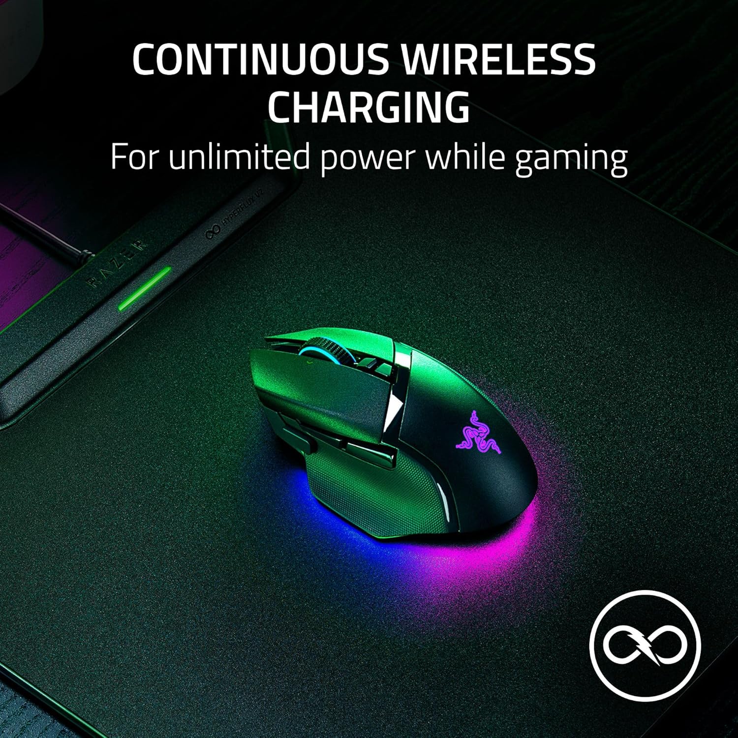 Razer HyperFlux V2 Wireless Charging System - Hard Surface - Surface by Razer The Chelsea Gamer