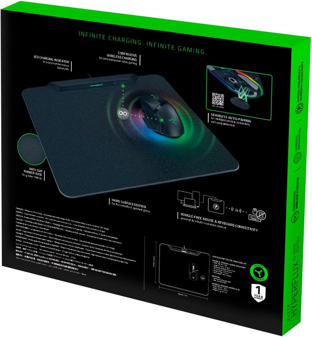 Razer HyperFlux V2 Wireless Charging System - Hard Surface - Surface by Razer The Chelsea Gamer