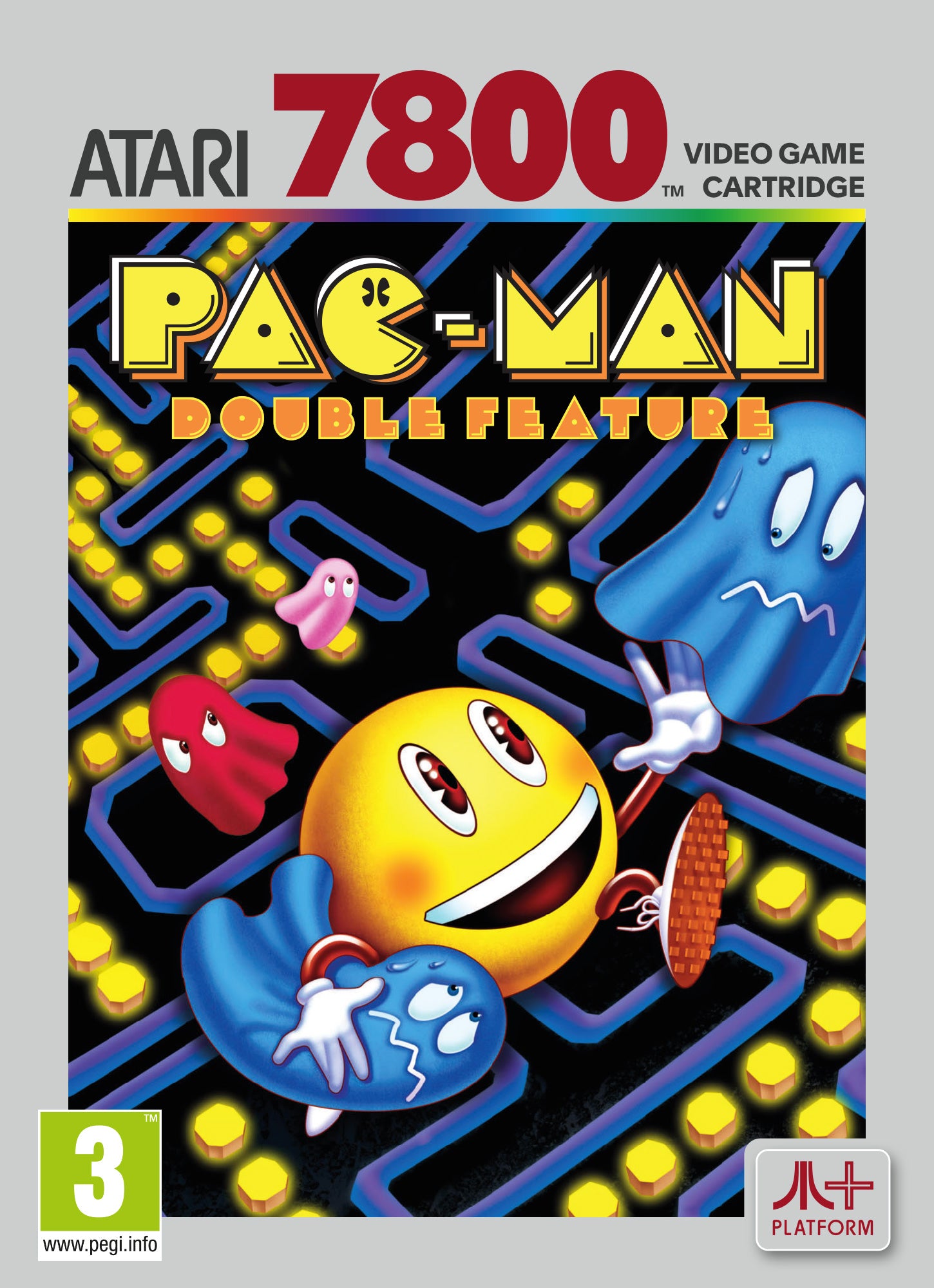 PAC-MAN Double Feature - Atari 7800 Cartridge - Video Games by Atari The Chelsea Gamer
