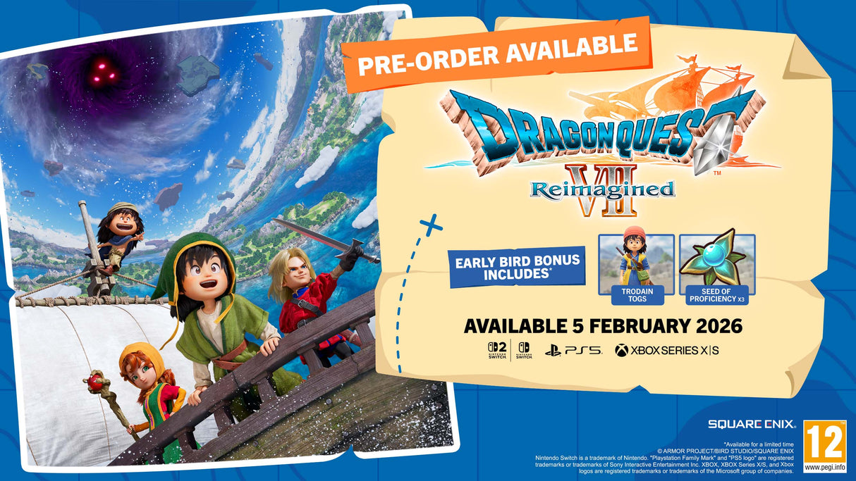 Dragon Quest VII Reimagined - PlayStation 5 - Video Games by Bandai Namco Entertainment The Chelsea Gamer