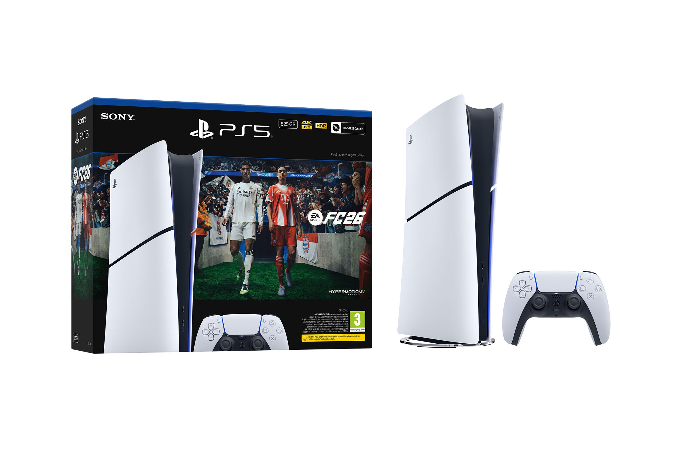 PlayStation®5 Digital Edition 825GB – EA SPORTS FC™ 26 Bundle - Console pack by Sony The Chelsea Gamer