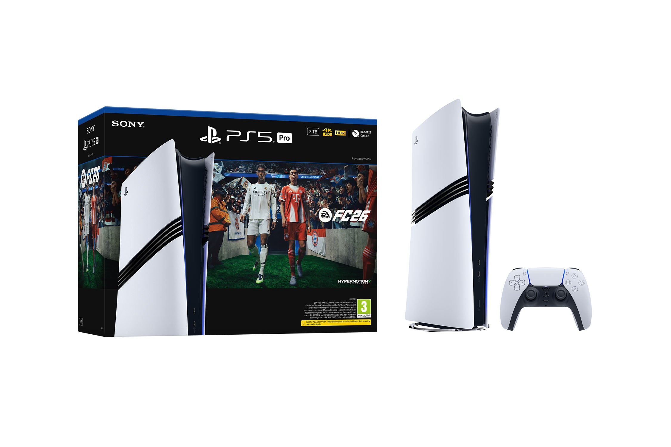 PlayStation®5 Pro 2TB - EA SPORTS FC™ 26 Bundle - Console pack by Sony The Chelsea Gamer