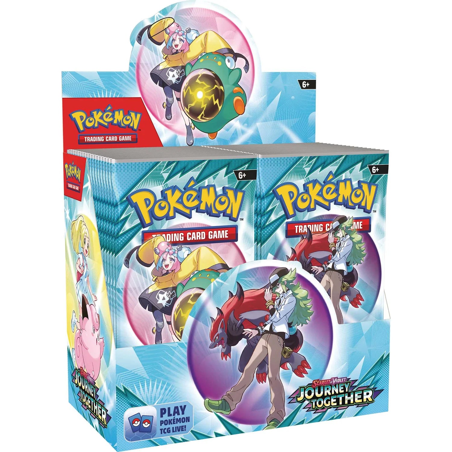 Pokémon TCG: Scarlet  & Violet - Journey Together - Single Booster Pack - Merchandise by Pokémon The Chelsea Gamer
