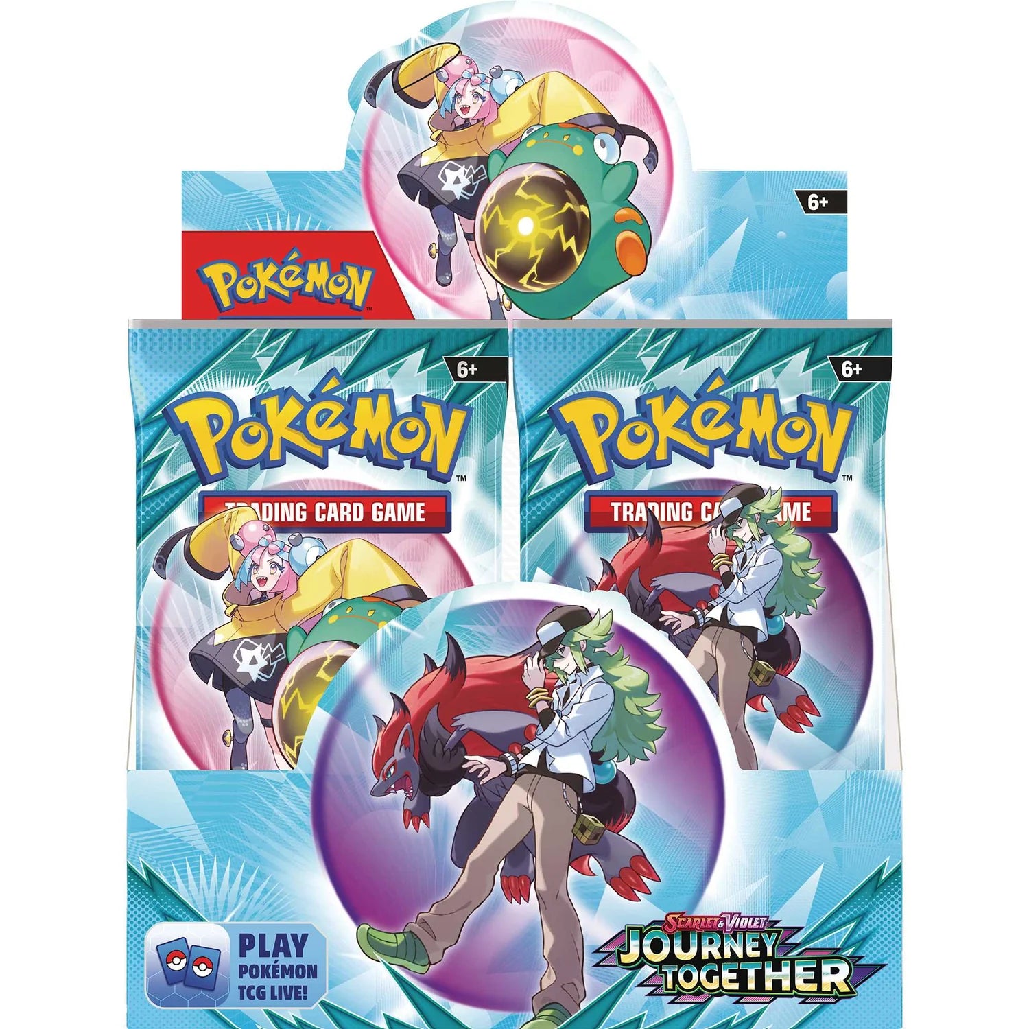Pokémon TCG: Scarlet  & Violet - Journey Together - Single Booster Pack - Merchandise by Pokémon The Chelsea Gamer