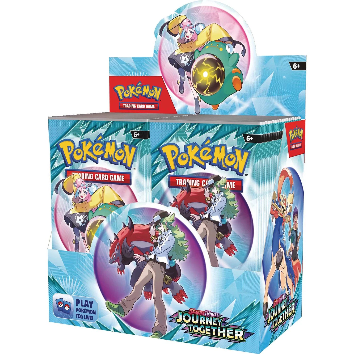 Pokémon TCG: Scarlet  & Violet - Journey Together - Single Booster Pack - Merchandise by Pokémon The Chelsea Gamer